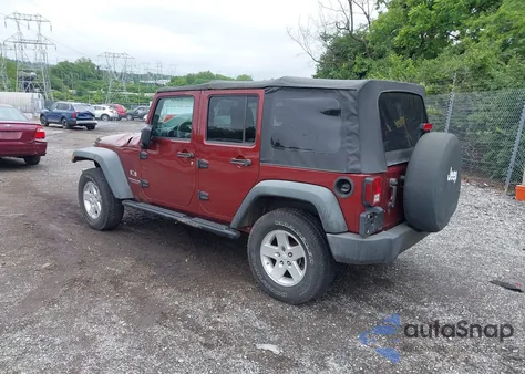 2008 Jeep Wrangler Unlimited X from USA, damaged, VIN 1J4GA39138L529925